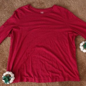 18/20 maroon/pink long sleeve DressbarnT-shirt